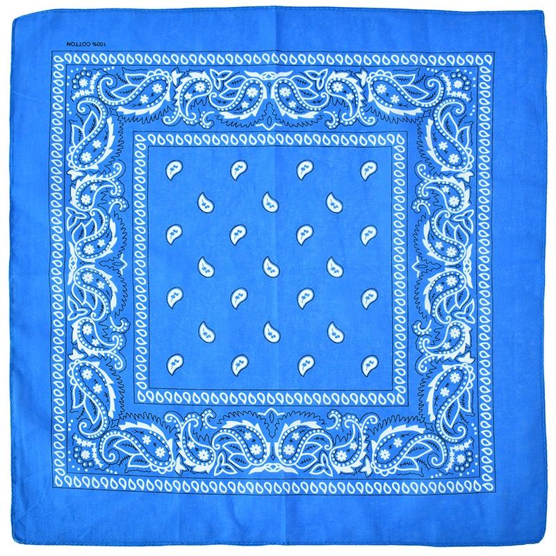 Charms Decorative Custom Craft Cotton Paisley Bandana Item NO.: ACC-004