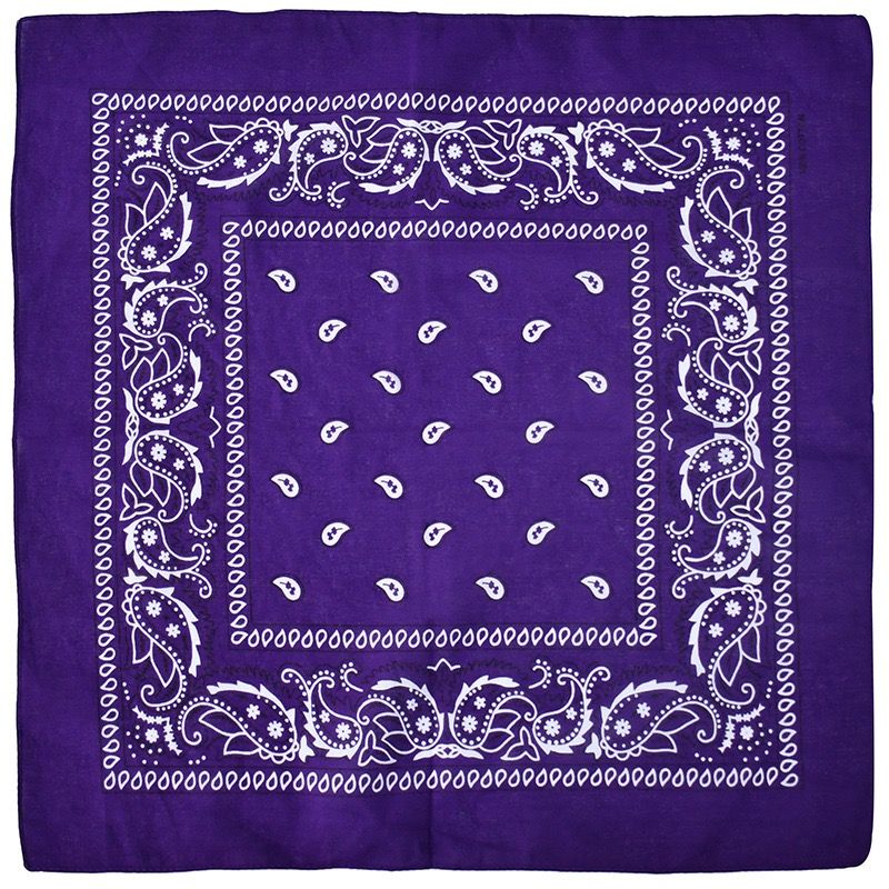 Charms Decorative Custom Craft Cotton Paisley Bandana Item NO.: ACC-004