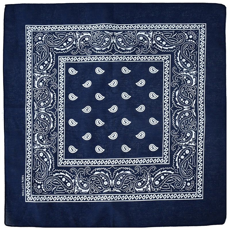 Charms Decorative Custom Craft Cotton Paisley Bandana Item NO.: ACC-004
