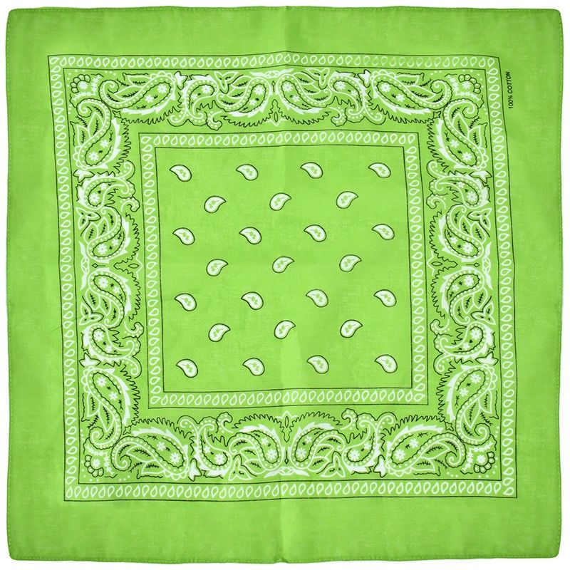 Charms Decorative Custom Craft Cotton Paisley Bandana Item NO.: ACC-004