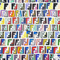 Designer inspired Fendi Pattern digital printed four way spandex fabrics