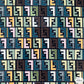 Designer inspired Fendi Pattern digital printed moss crepe spandex fabrics