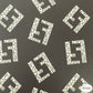 Designer inspired Fendi Pattern digital printed moss crepe spandex fabrics