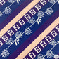 Designer inspired Fendi Pattern digital printed silky satin fabrics