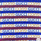 Designer inspired Gucci Pattern digital printed silky satin fabrics