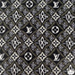 Designer inspired LV Pattern digital printed moss crepe spandex fabrics