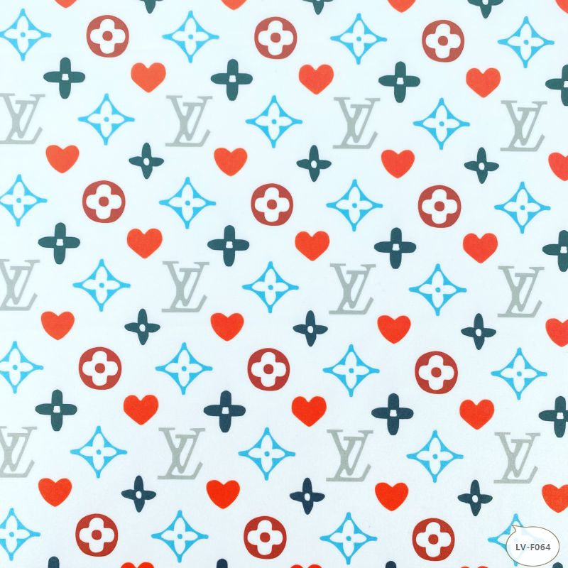 Designer inspired LV Pattern digital printed four way spandex fabrics