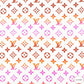 Designer inspired LV Pattern digital printed silky satin fabrics