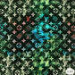 Designer inspired LV Pattern digital printed silky satin fabric