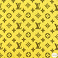 Designer inspired LV Pattern digital printed silky satin fabrics