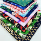 Designer inspired LV Pattern digital printed spandex knitted fabrics