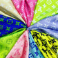 Designer inspired LV Pattern digital printed silky satin fabrics