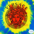 Designer inspired Versace Pattern digital printed four way spandex fabrics